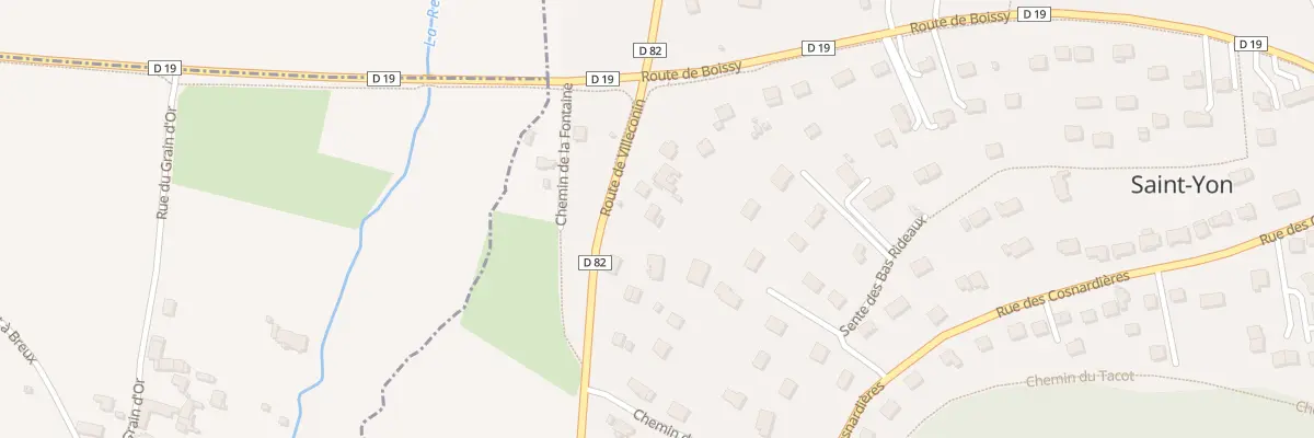 Plan du 30 Rte de Villeconin à Saint-Yon