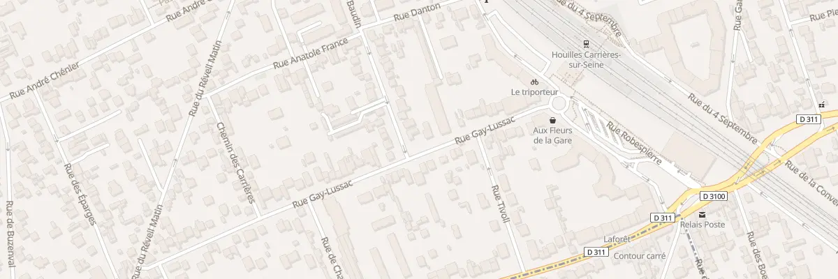 Plan du 69 Rue Baudin à Houilles