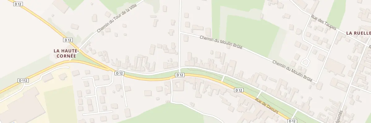 Plan du 596 Rue de Daours à Vignacourt