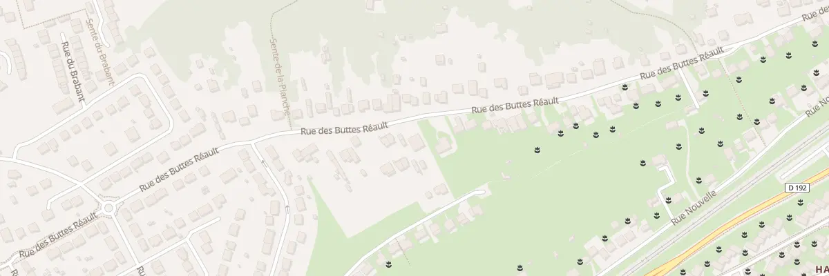 Plan du 99 Rue des Buttes Réault à Breuillet