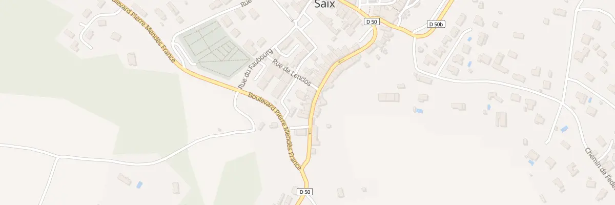 Plan du 36B Rue de Viviers les Montagnes à Saïx