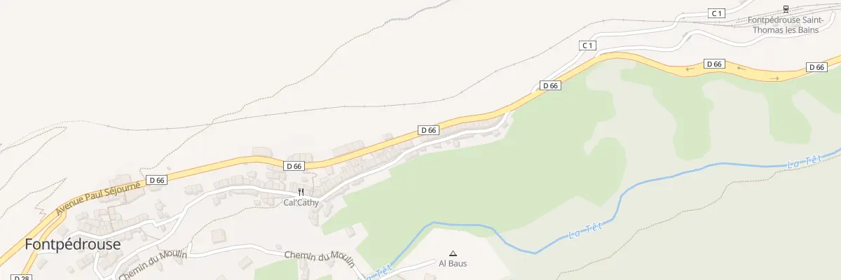 Plan du 21 Le Village à Fontpédrouse