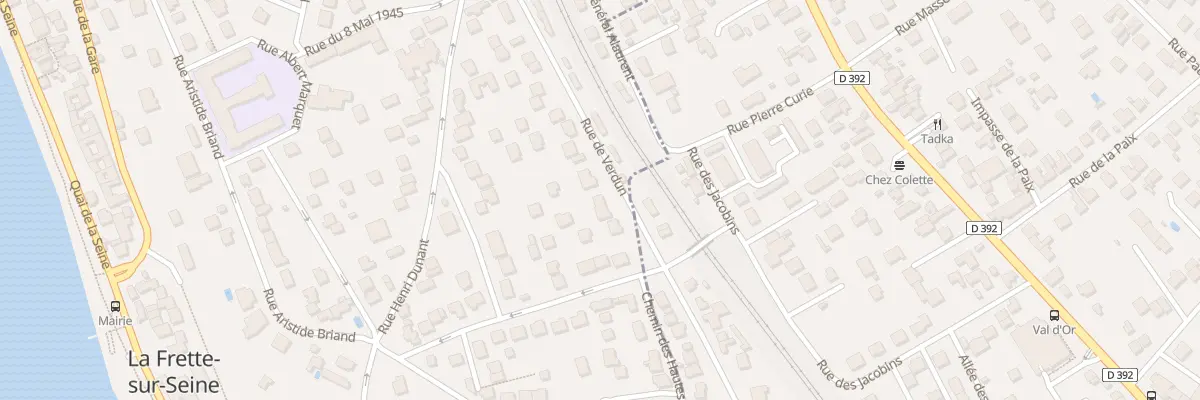 Plan du 112 Rue de Verdun à La Frette-sur-Seine