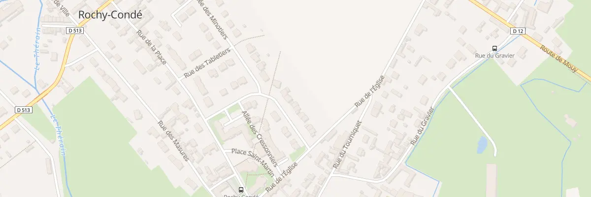 Plan du 2 Rue des Manouvriers à Rochy-Condé