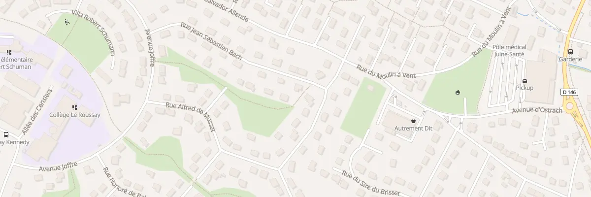 Plan du 32 Rue Jean - Sebastien Bach à Étréchy