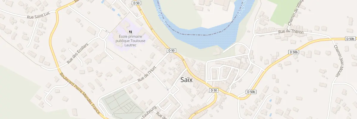 Plan du 50 Rue Toulouse-Lautrec à Saïx
