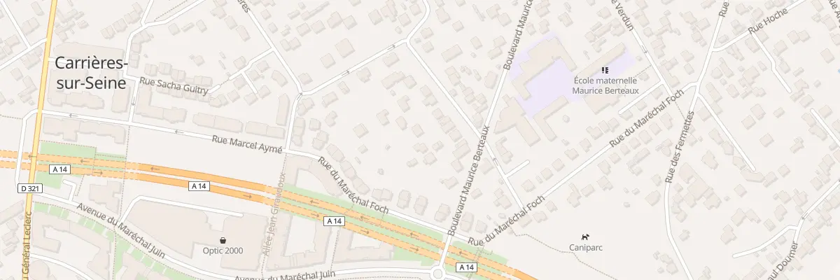 Plan du 15 Rue Louis Gandillet à Carrières-sur-Seine