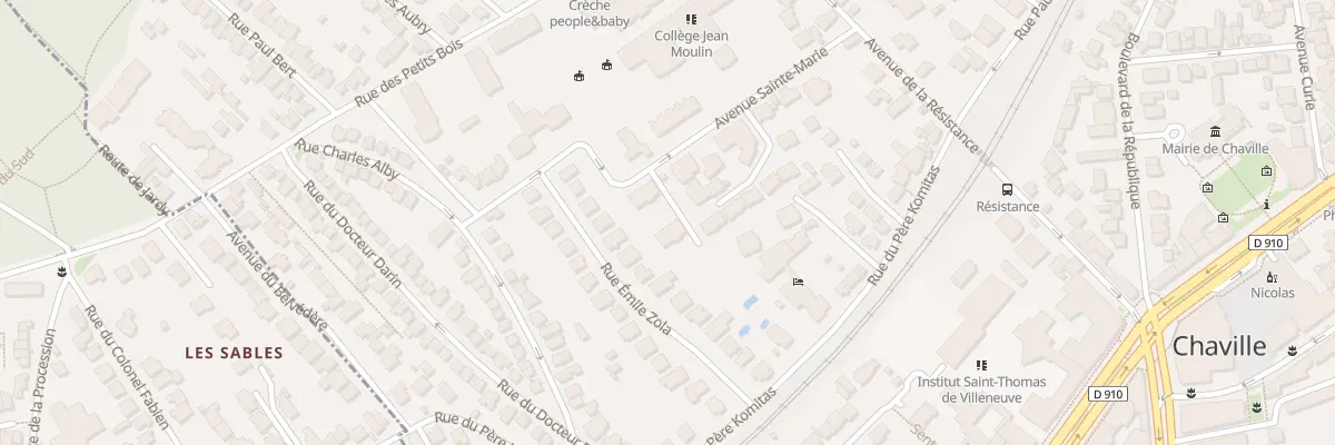 Plan du 11 Av Sainte-Marie à Chaville