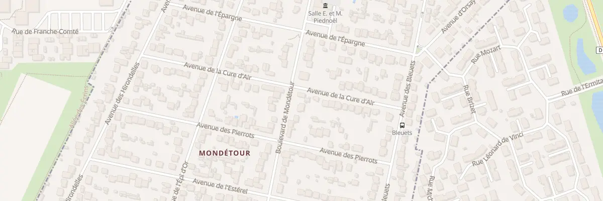 Plan du 71 Bd de Mondétour à Orsay