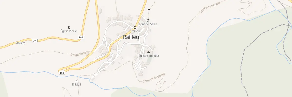 Plan du 1 Cae Del Serradet à Railleu