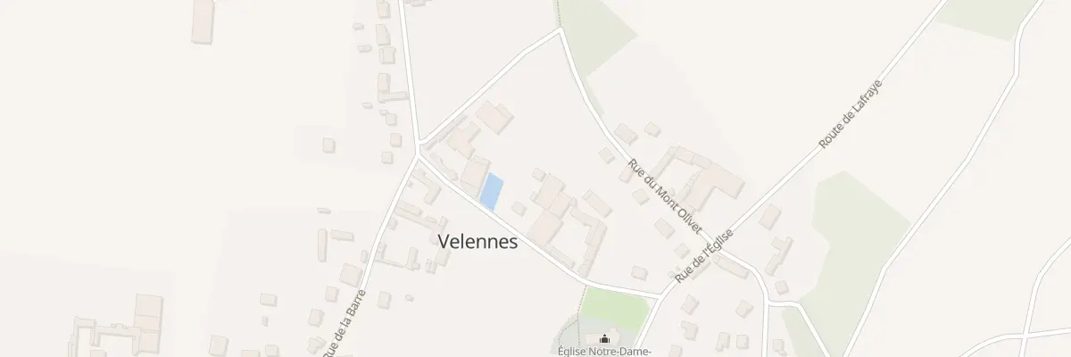 Plan du 29 Rue de la Barre à Velennes