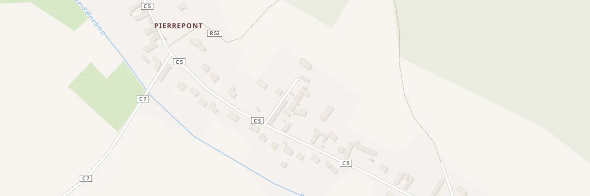 Plan du 384 Rue de Pierrepont à Ponchon