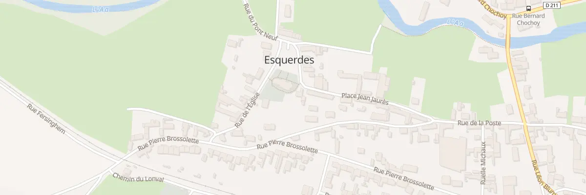 Plan du 347 Rue de la Poste à Esquerdes