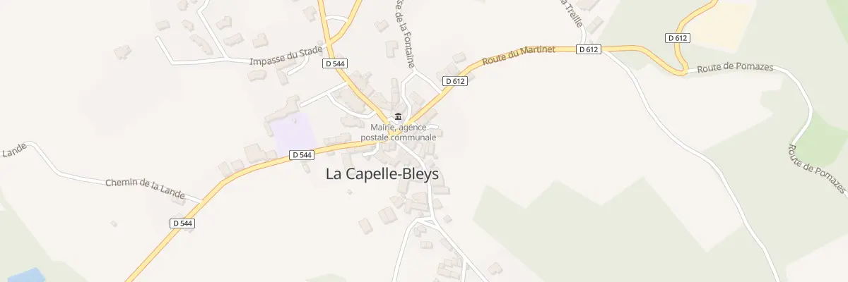 Plan du 5177 La Capelle Bleys à La Capelle-Bleys