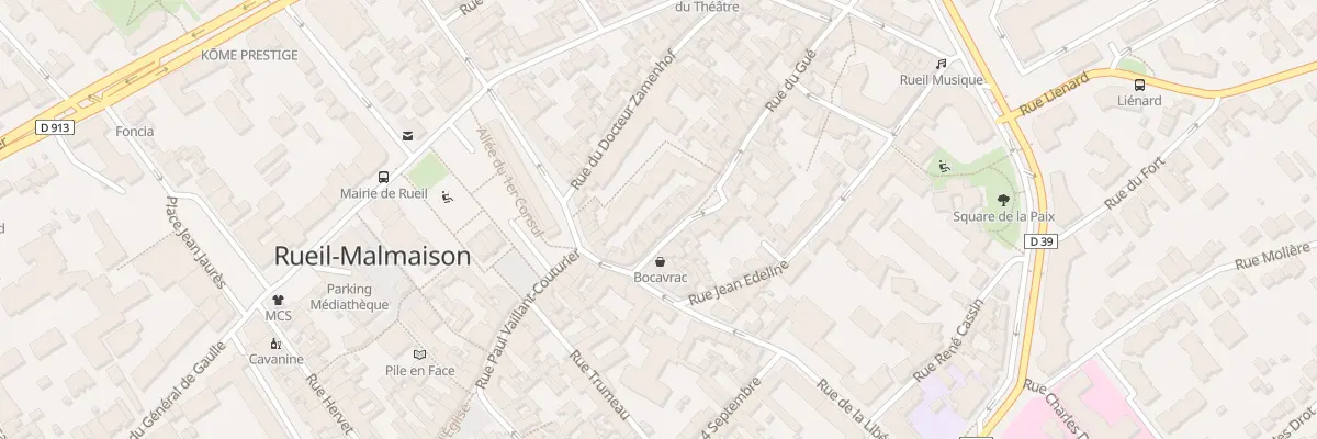 Plan du 52 Rue du Gué à Rueil-Malmaison