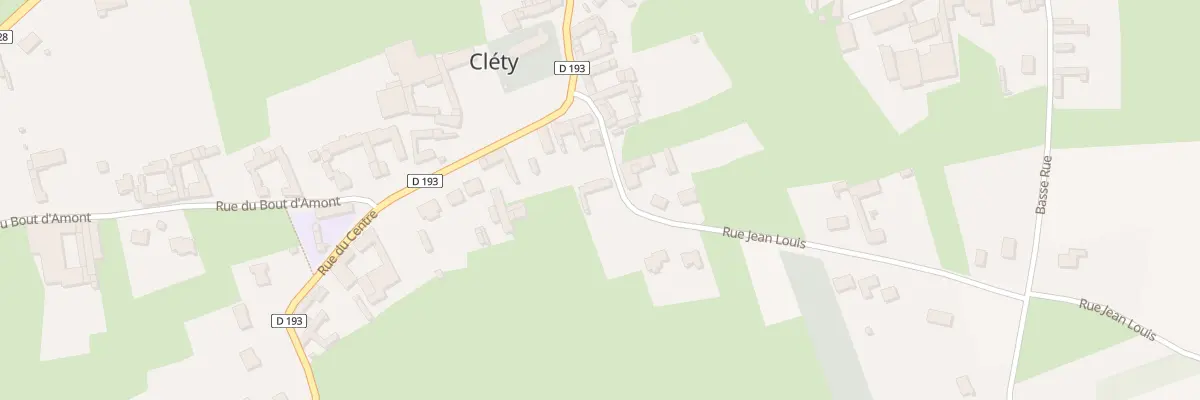 Plan du 2 Rue Jean Louis à Cléty