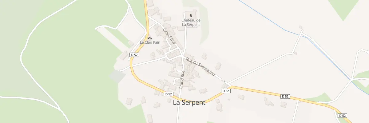 Plan du 23 Le Village à La Serpent