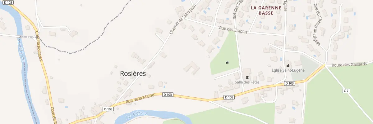 Plan du 18 Che de Saint Jean à Rosières