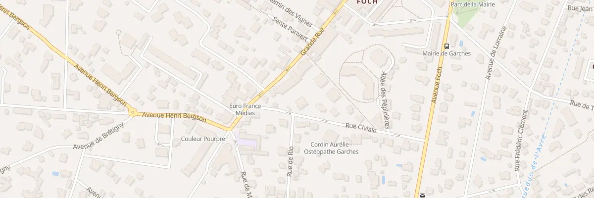 Plan du 241 Grande Rue à Garches
