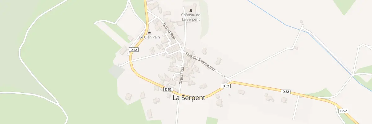 Plan du 4 Le Village à La Serpent