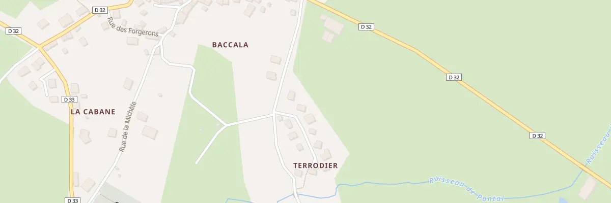 Plan du 5075 Terrodier à Glénat