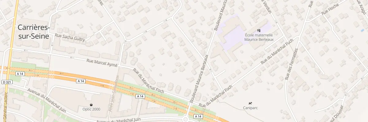 Plan du 13 Rue Louis Gandillet à Carrières-sur-Seine