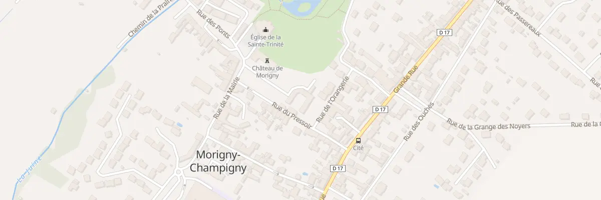 Plan du 14 Rue de la Mairie à Morigny-Champigny
