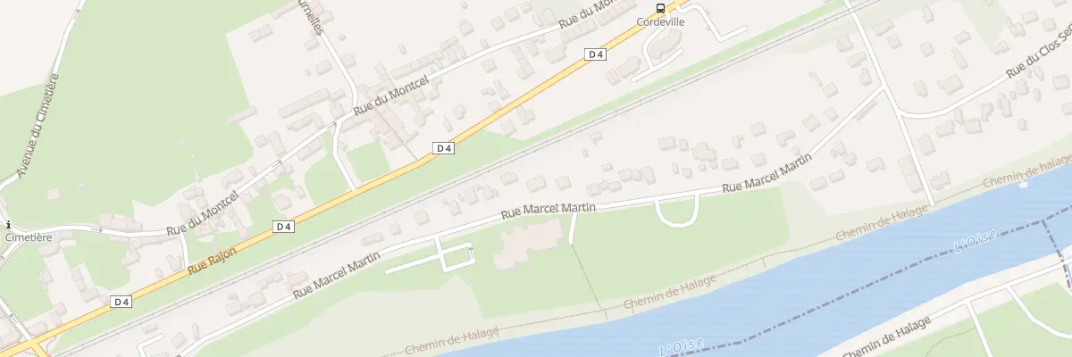 Plan du 44 Rue Marcel Martin à Auvers-sur-Oise