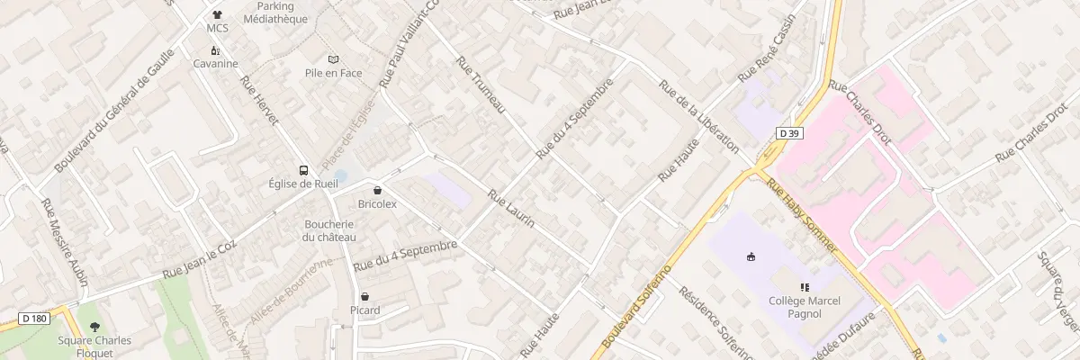 Plan du 23 Rue du Quatre Septembre à Rueil-Malmaison