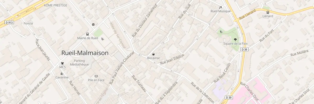 Plan du 35 Rue du Gué à Rueil-Malmaison