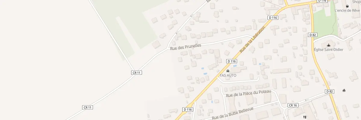 Plan du 17 Rue des Prunelles à Bruyères-le-Châtel