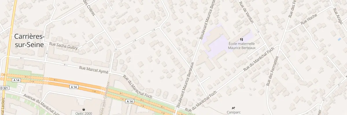 Plan du 17 Rue Louis Gandillet à Carrières-sur-Seine