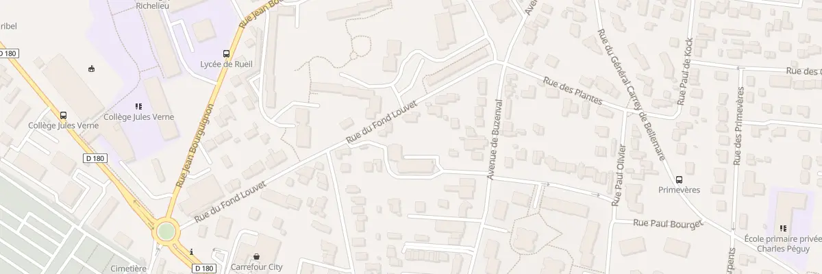 Plan du 40 Av de Buzenval à Rueil-Malmaison