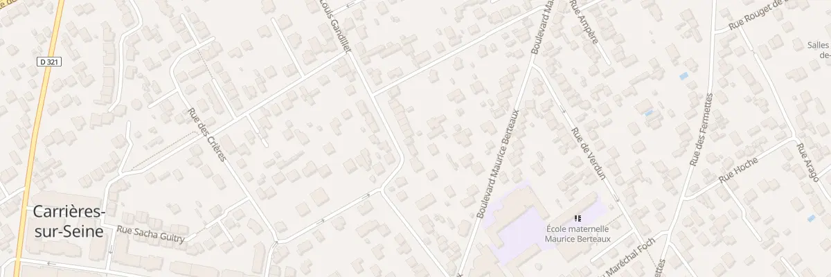 Plan du 62 Rue Louis Gandillet à Carrières-sur-Seine