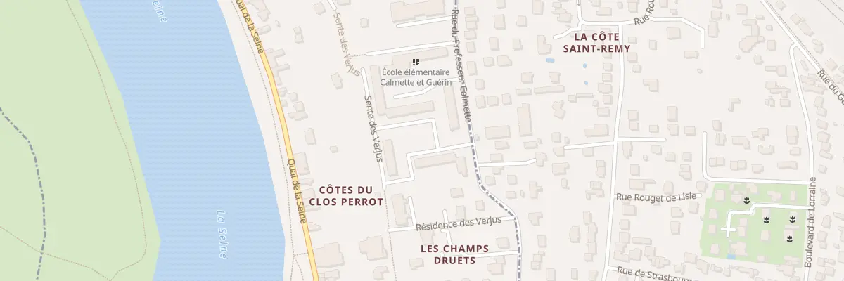 Plan du 30 Rue du Prof Calmette à La Frette-sur-Seine