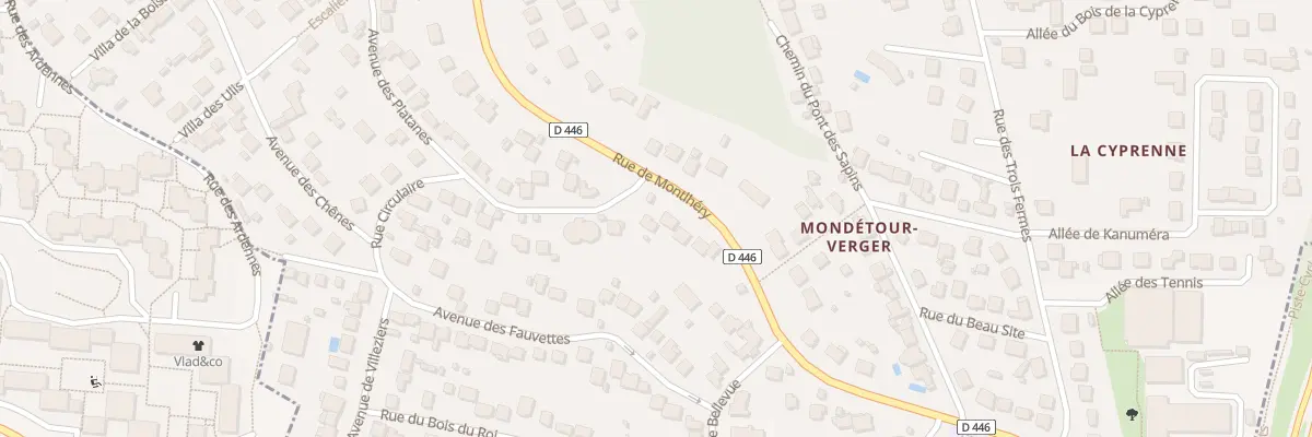 Plan du 54 Rte de Montlhery à Orsay