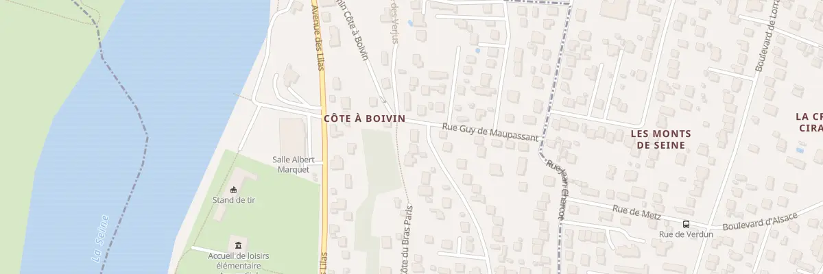 Plan du 2 Rue des Picardes à La Frette-sur-Seine