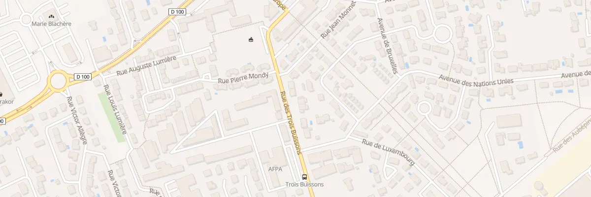 Plan du 36B Rue des Trois Buissons à Albi