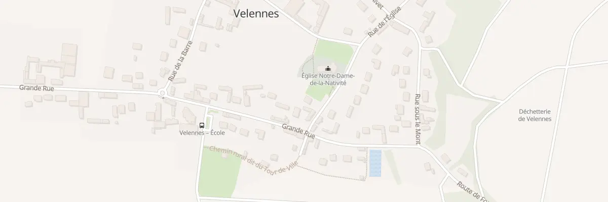 Plan du 4 Rue de l’Eglise à Velennes