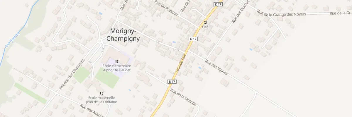 Plan du 5 Rue Grande Rue à Morigny-Champigny