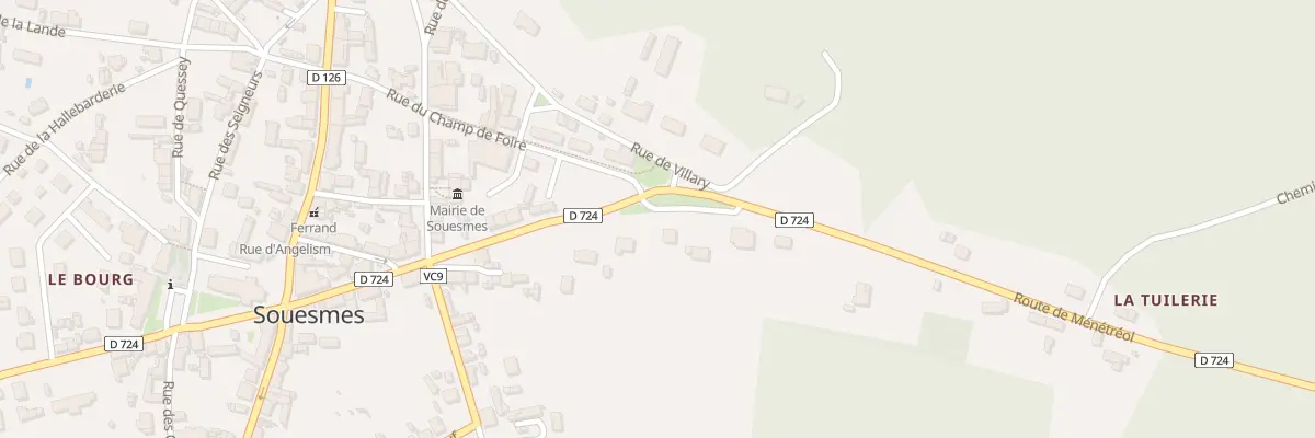 Plan du 30 Rue du 17 Juin à Souesmes