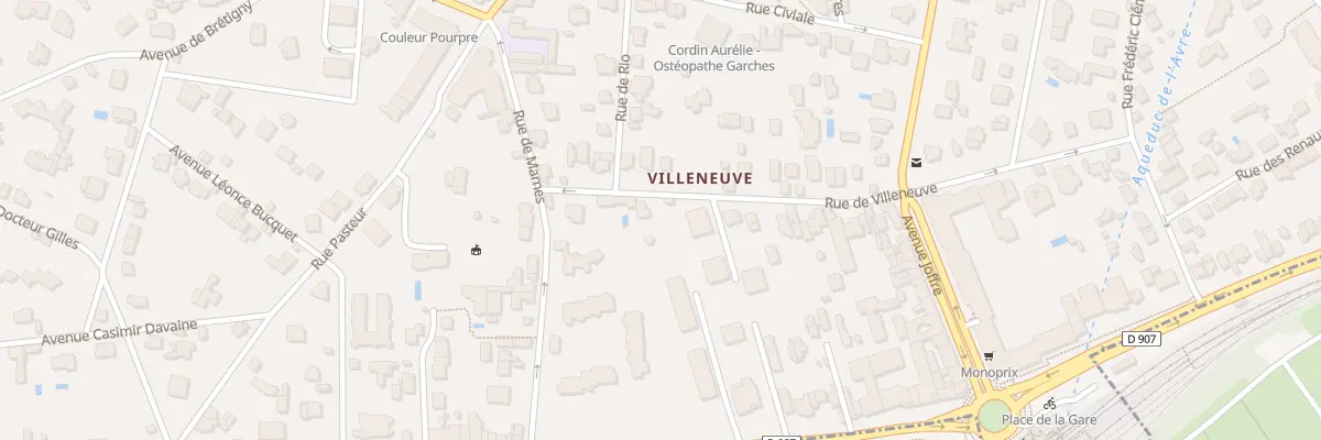 Plan du 81 Rue de Villeneuve à Garches