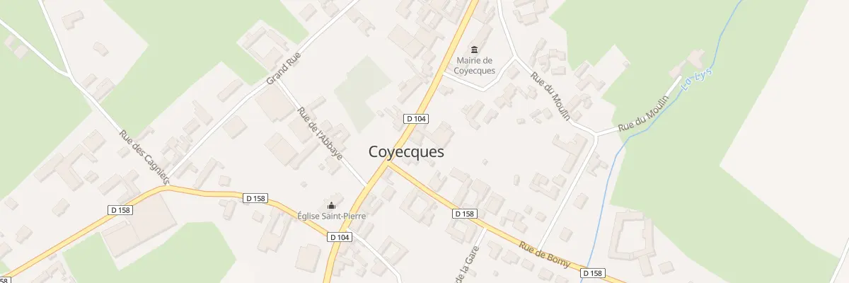 Plan du 25 Rue Principale à Coyecques