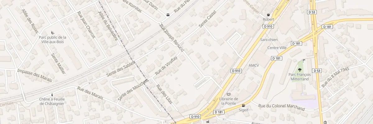 Plan du 3 Rue Joseph Renucci à Chaville