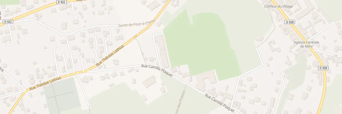 Plan du 40 Rue Camille Plaquet à Méry-sur-Oise