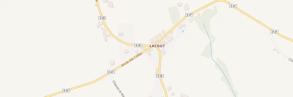 Plan du 5075B Lacout à Compolibat