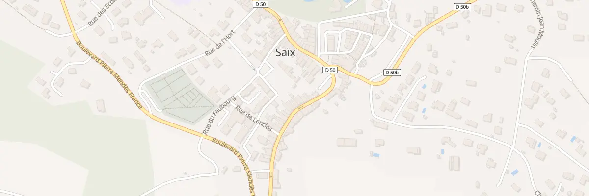 Plan du 12 Rue de Viviers les Montagnes à Saïx