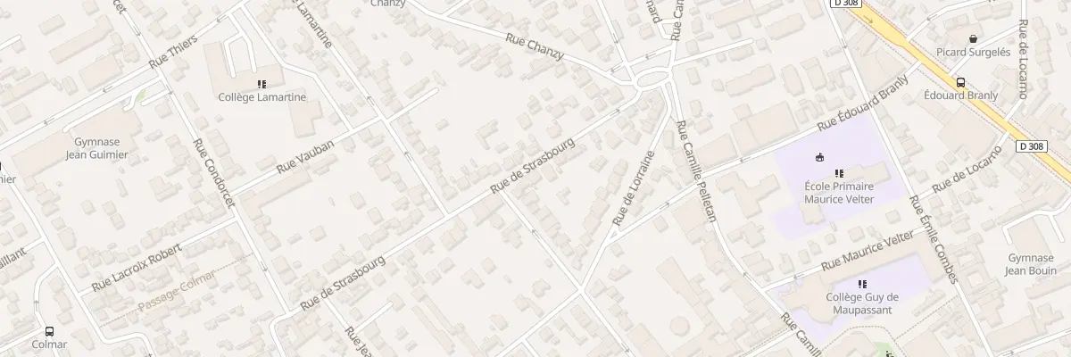 Plan du 18T Rue de Strasbourg à Houilles