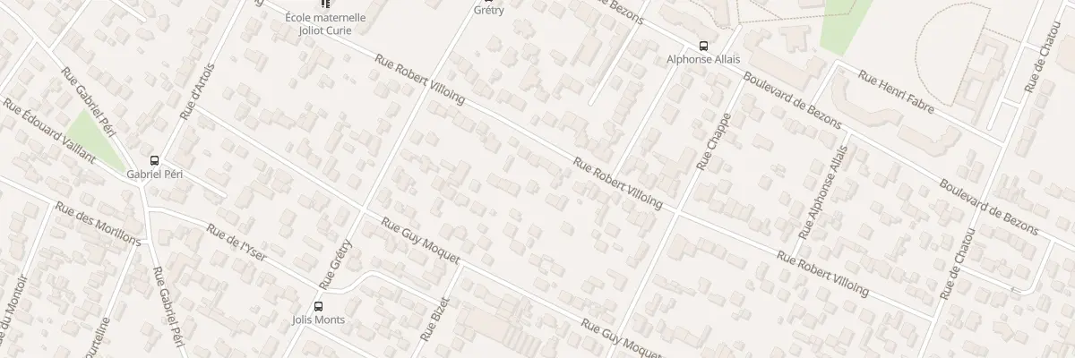 Plan du 114 Rue Robert Villoing à Sartrouville