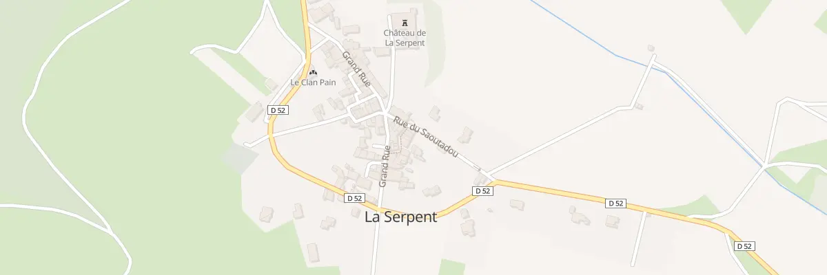 Plan du 26 Le Village à La Serpent
